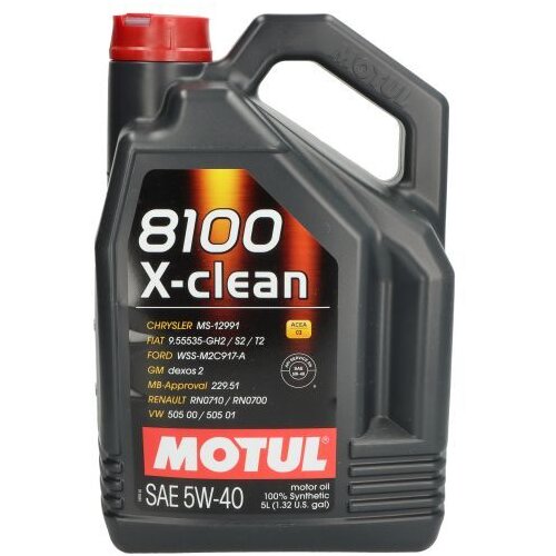 Motul ulje za motor 8100 X-CLEAN 5W40 C3 5L Cene
