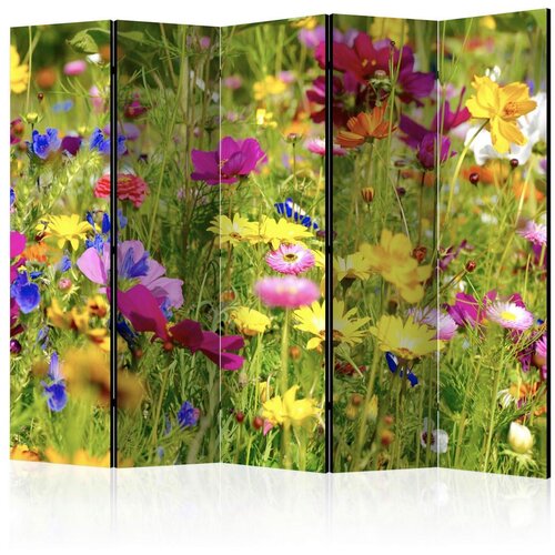 Artgeist Paravan Summer Flowers I, 5-Delni, Enostranski Cene