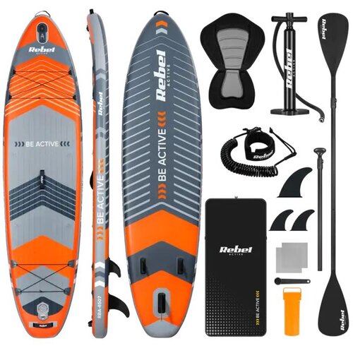 Rebel Deska SUP ACTIVE RBA-4507-OR, 335x84x15 cm, sedež, veslo,170kg, (21978612) Cene