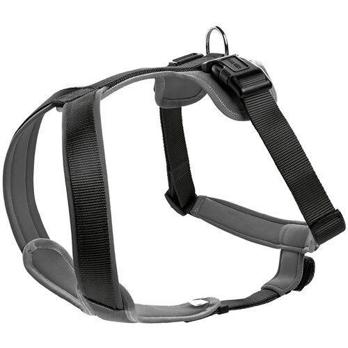 Hunter oprsnica za pse neopren m 53-65 cm najlon crna/siva Cene