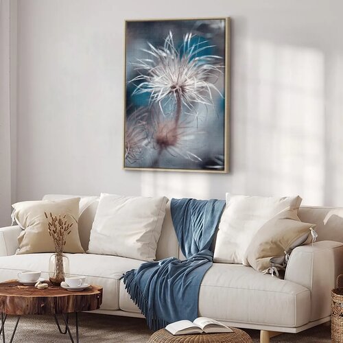  Slika - Plant in Blues (1 Part) Vertical 40x60 Cijene