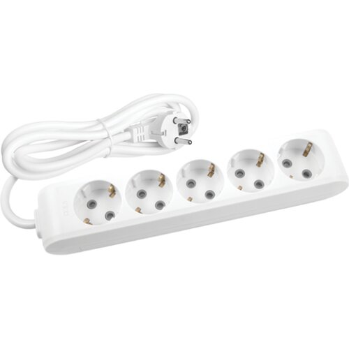 Panasonic Priklj.prenosna bela petostruka 5Mx5m 3x1,5mm2 16A 250V WLTB0455-2WH EU4 X-tendia Cene
