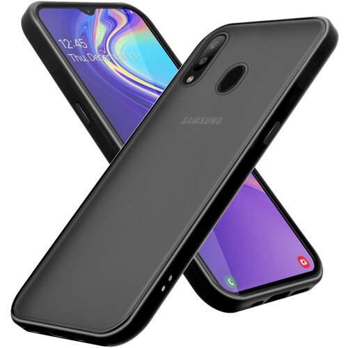 Cadorabo Ohi&scaron;je, združljiv s Samsungom v zamrznjenem črnem - hibridnem za&scaron;čitnem pokrovu s TPU silikonom v notranjosti in mat plastičnim hrbtom, (20566509) Cene