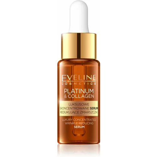 Eveline Cosmetics Platinum & Collagen koncentrirani serum protiv bora 18 ml