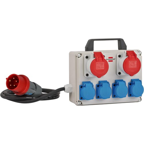  Breenstuhl BKV 2 /4 T IP44 power distribution unit (PDU) 6 AC outlet(s) Black, Blue, Grey, Red Slike