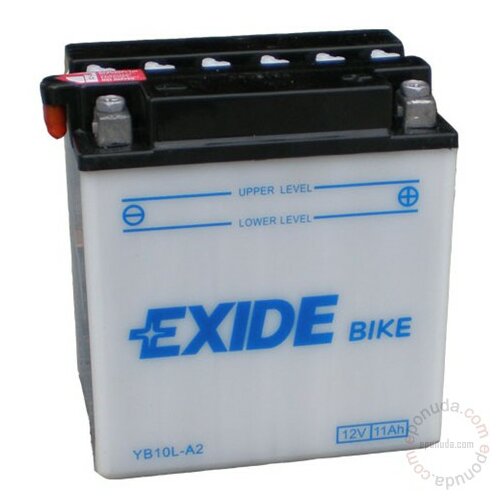 Exide BIKE YB10L-A2 12V 11Ah akumulator Slike