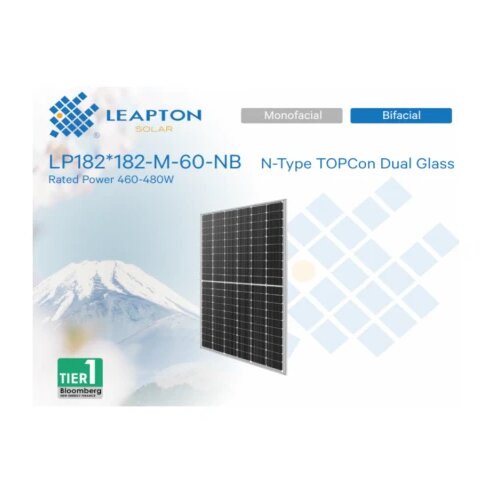 Leapton energy PV modul LEAPTON,480W,BF,N Tip,1200mm Cene