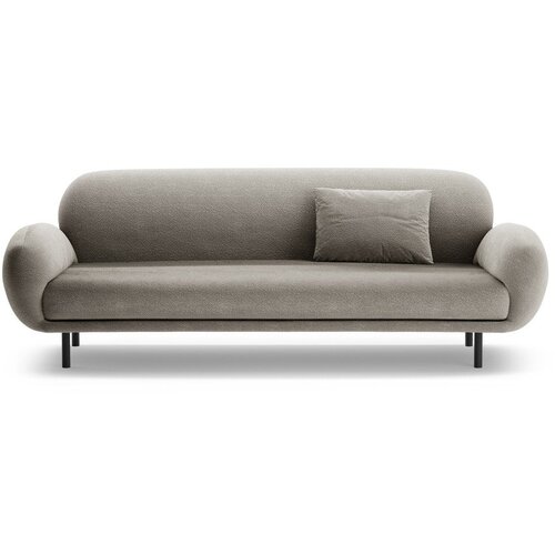 Micadoni Siva sedežna garnitura iz tkanine boucl&amp;eacute; 208 cm Poppy &amp;ndash; Slike