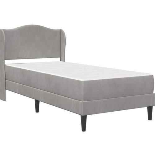  Okvir za krevet 2 kom. Svjetlosiva 90 x 190 cm Bar&amp;scaron;un - Svjetlosiva 90 x 190 cm Slike