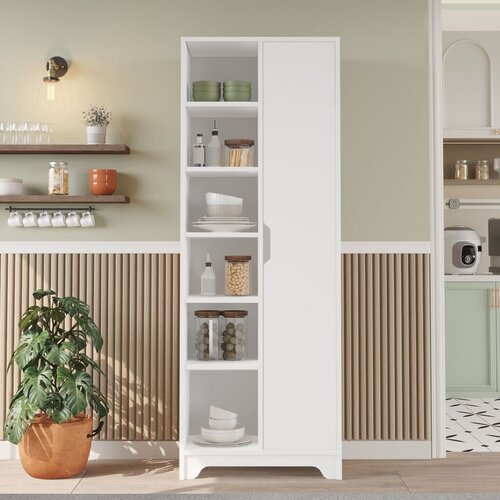 Hanah home Multifunkcionalna komoda, Bela Slike
