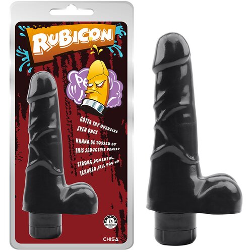  Rubicon Verve Vibrator sa testisima, Crni, 19 cm Cene