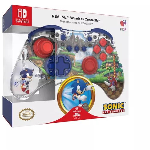Pdp brezžični kontroler REALMz Sonic Green Hill Zone za Nintendo Switch Cene