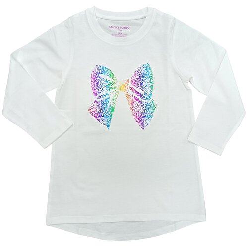Lucky Kiddo majica DR LK-KGTU LS 2_24 023741 Ž bijela 98 Cijene