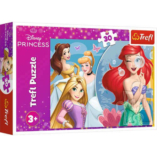 Slagalica 30 dijelova - Prekrasan dan s princezama - Disney princeza Trefl 18308 Cijene