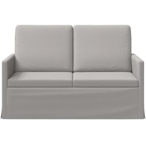  Kauč za dvoje Oblačnosiva 130 x 81 x 82 cm Tkanina - Siva tkanina oblak 120 cm Slike