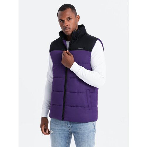 Ombre Men&amp;#039;s quilted vest Slike