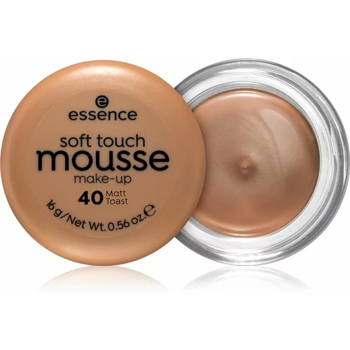 Essence Soft Touch matirajoči penasti make-up odtenek 40 Matt Toast 16 g