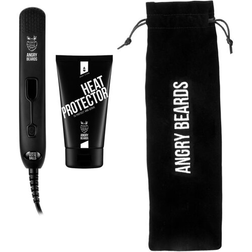 Angry Beards Beard Straightener parni likalnik za brado kos Cene