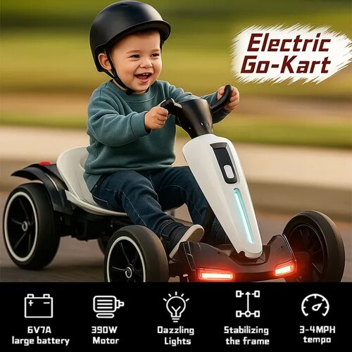 Smania SuperKart&amp;trade; dečiji električni sklopivi go-kart Slike