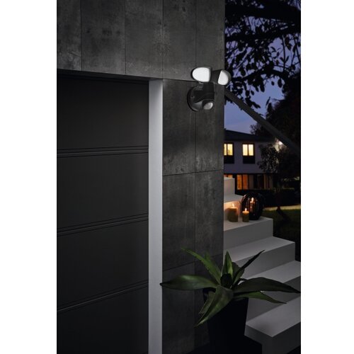 Eglo Pagino spoljna reflektor, led, 15w, 1600lm, sa senzorom, crna Slike