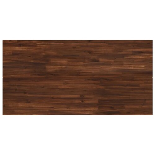  Kvadratni blagovaonski stol 160 x 70 x 75 cm Tamno smeđa - tamno smeđa i crna 160 x 70 x 75 cm Četvrtasto Slike