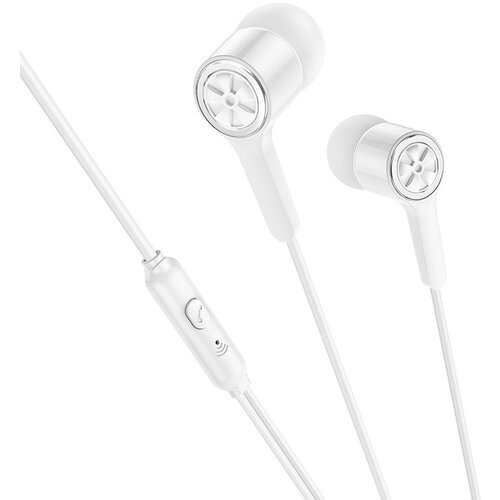  Zicane slusalice HOCO Dzek 3,5 mm sa mikrofonom M104 bele Slike