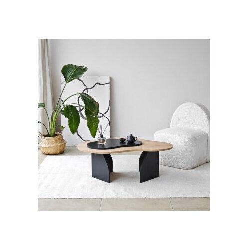 Hanah home sto za dnevnu sobu melted sapphire oak black Slike