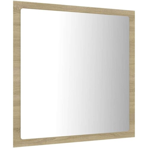 VidaXL lED kupaonsko ogledalo boja hrasta sonome 40 x 8,5 x 37 cm drvo Slike