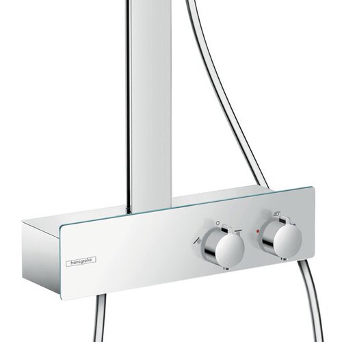 Hansgrohe 27361000 raindance e 300 1jet stenska termostatska armatura s tu&amp;scaron; setom Slike
