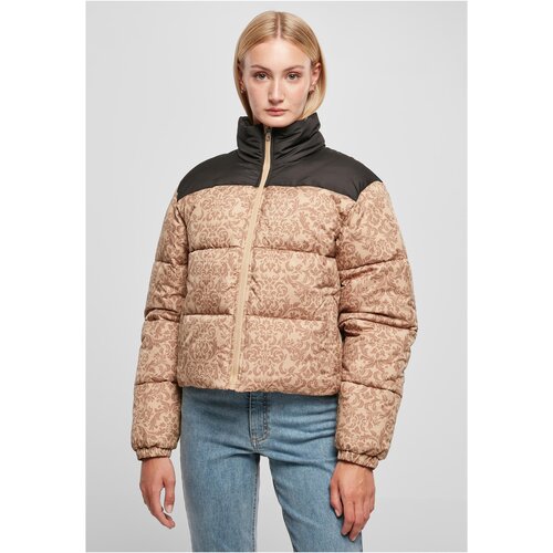 UC Ladies Ladies AOP Retro Puffer Jacket unionbeigedamast Slike