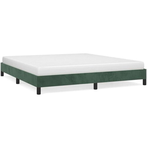 vidaXL okvir za krevet tamnozeleni 180x200 cm bar&scaron;unasti Cijene