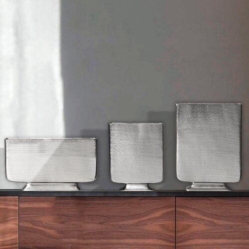 Livetastic Set Dekorativnih Vaz Silver, 3 Kos Slike