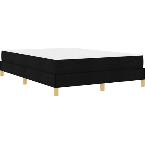 Box spring krevet Crna i smeđa 140 x 190 cm Slike