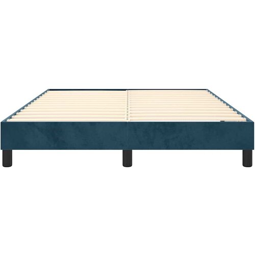  Okvir za krevet s oprugom tamnoplavi 140x190 cm bar&amp;scaron;unasti Slike