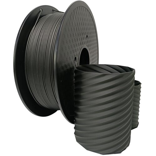  PLA filament 1.75 mm, 1 kg, matte black PLA matte black Slike
