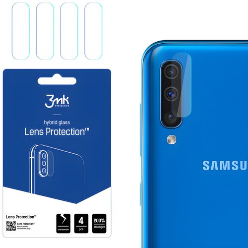 3mk 4x steklo za kamero za Samsung Galaxy A50 - Prozorna Cene