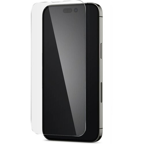 Spigen iPhone 14 Pro Max kaljeno steklo 9H trdota 2,5D po&amp;scaron;evni robovi, ultra tanek 0,2 mm - prozoren, (20639105) Slike