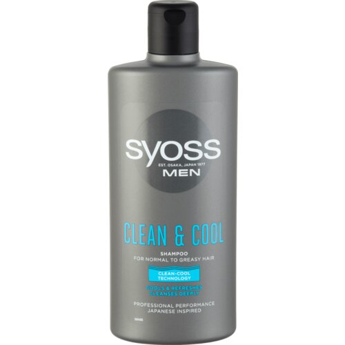 Syoss men clean & cool osvježavajući &scaron;ampon 440 ml za mu&scaron;karce Cijene