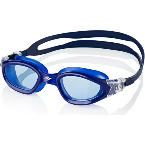 AQUA SPEED Unisex's Swimming Goggles Atlantc Navy Blue Pattern 01