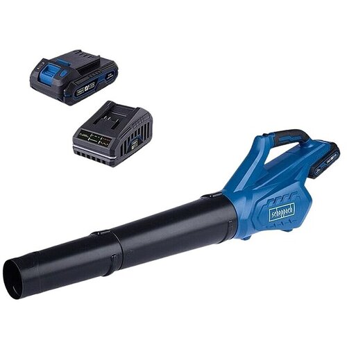 Scheppach Akumulatorski puhalnik listja (20 V, 1 baterija, 2 Ah, Hitrost pihanja: 115 km/h, Maksimalni pretok pihanega zraka: 516 m³/h) productname.garantie.plussign BAUHAUS garancija 5 let za naprave na električni ali motorni pogon Cene
