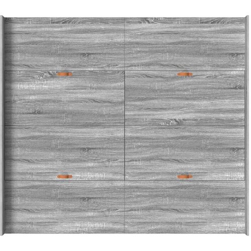  Krevet s ladicama Siva Sonoma 180 x 200 cm Konstruirano drvo Slike