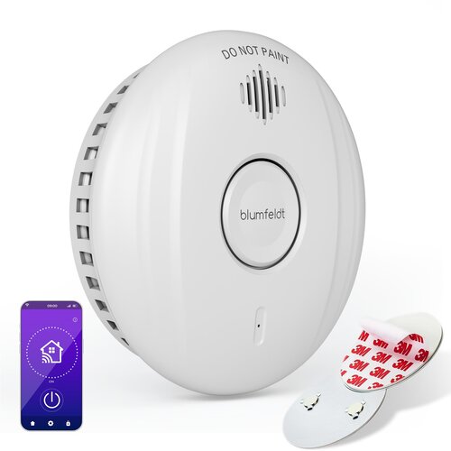 Klarstein SmartVigil Connect WiFi detektor dima | 3-letna baterija | nadzor z uporabo aplikacije | brez vrtanja Cene