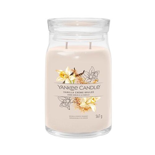 Yankee Candle Vanilla Cr&amp;egrave;me Br&amp;ucirc;l&amp;eacute;e di&amp;scaron;eča sveča 567 g Slike