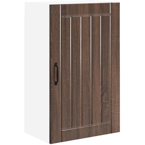  Ormar za Zid Lucca Smeđi hrast 50 x 31 x 80 cm Slike