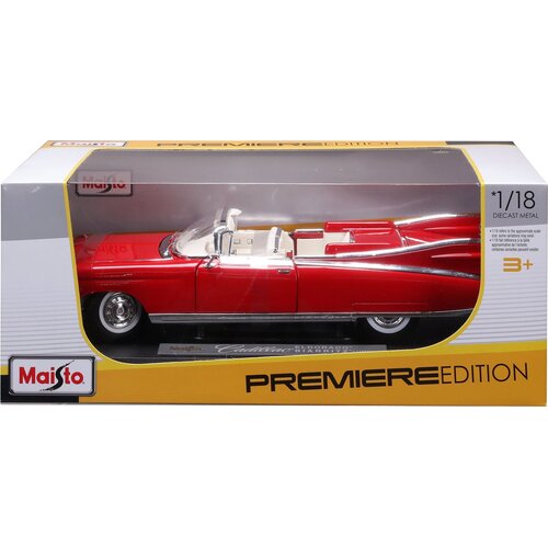 Maisto Cadillac Eldorado Biarritz, Cabrio &acute;59 - 1:18 - rdeča-bela Cene