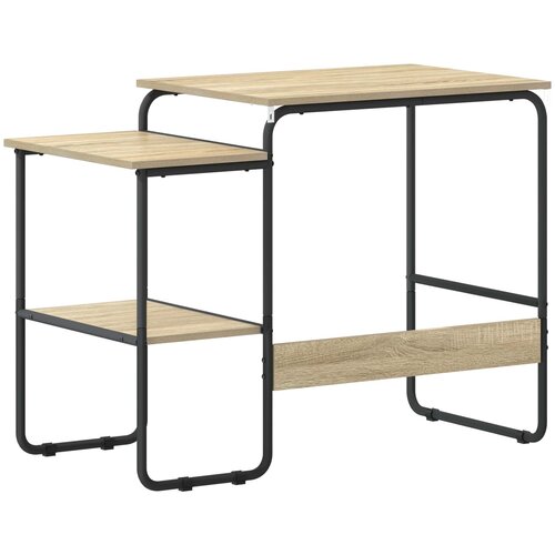  Stol s pohranom Hrast sonoma 100 x 50 x 75 cm Slike