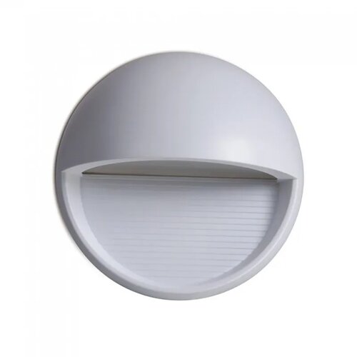 V-tac LED svetiljka za stepenice 3W okrugla siva 4000K Slike