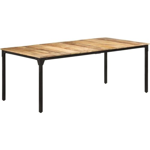  Blagovaonski stol 200 x 100 x 76 cm od grubog drva manga Cene