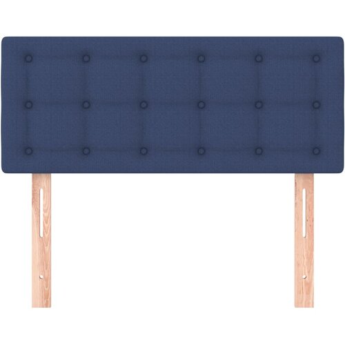  Uzglavlje plavo 90x5x78/88 cm od tkanine Slike