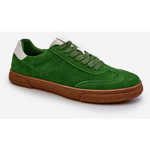Big Star Men's Suede Sneakers Green Slike